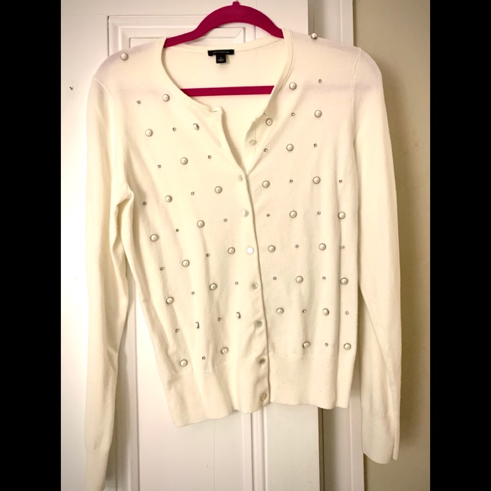 Ann Taylor embellished sweater